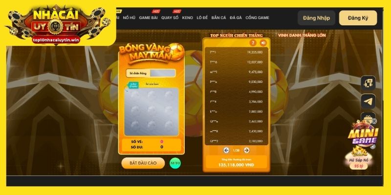 Tham gia sự kiện Bóng Vàng May Mắn với giải thưởng 88 tỷ